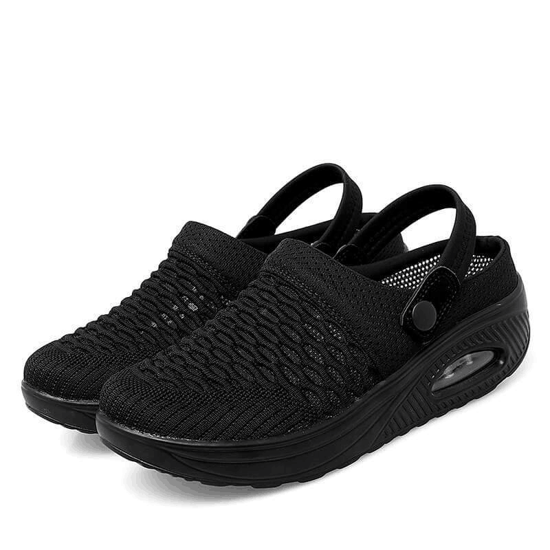 Women’s Breathable Air Cushion Slip-On Walking Shoes