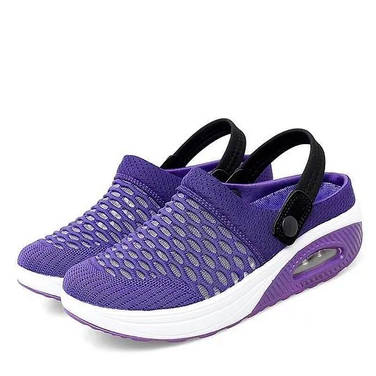Women’s Breathable Air Cushion Slip-On Walking Shoes