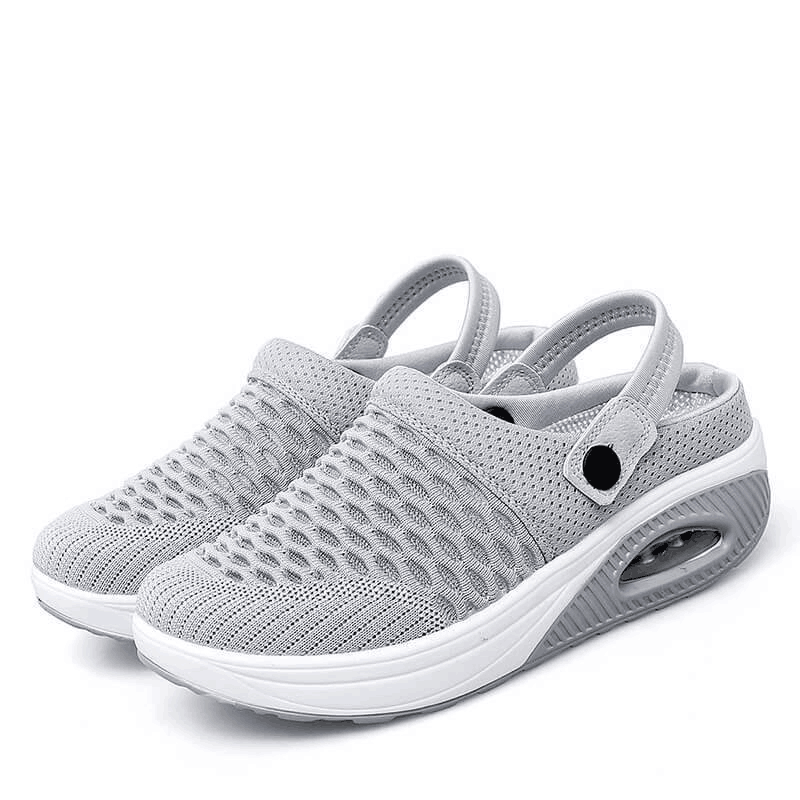 Women’s Breathable Air Cushion Slip-On Walking Shoes
